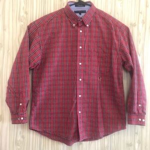 Tommy Hilfiger Plaid Button Front Shirt